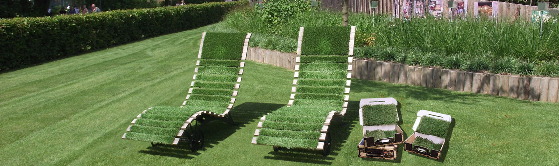 Wide range of landscaping turf